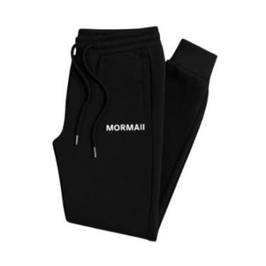 Imagem de Calça Juvenil Mormaii 35131 Moletom Preta-Masculino