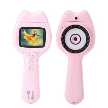 Imagem de VBESTLIFE Microscópio Infantil Portátil, 500x 1080p, Microscópio Digital para Crianças, Kit de Ciências Educacionais, Brinquedos para Idades de 3 a 12 Anos, Meninos e Meninas (PINK)