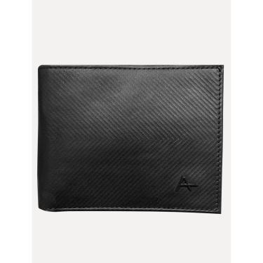 Imagem de Carteira Aramis Masculina Couro Chevron Preta-Masculino