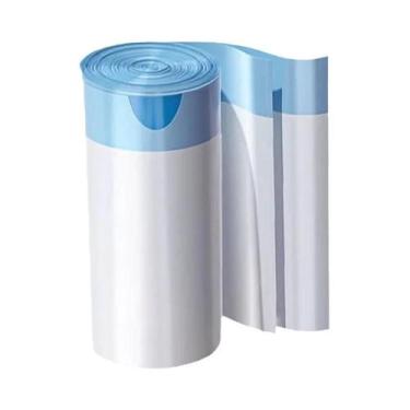 Imagem de Sacos De Lixo Reforçados Com Cordão E Alças, Descartáveis, Para Limpez