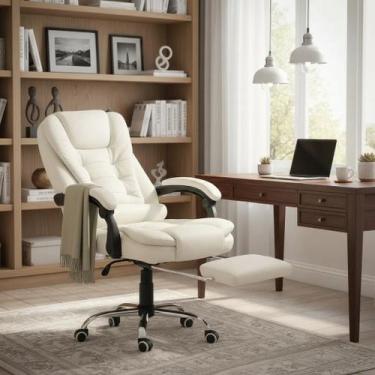 Imagem de Cadeira De Escritório Itália Presidente Ergonômica material sintético 