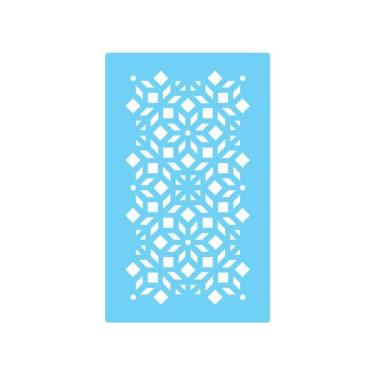 Imagem de Stencil De Parede Tamako Ladrilho - 55 X 90Cm - Ref 261