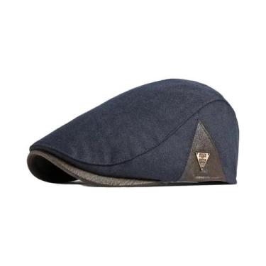 Imagem de Boina Masculina De Primavera/Outono Estilo Hip Hop Britânico Com Etiqu