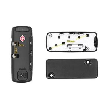 Imagem de Cadeado De Combinação De 3 Dígitos Com Senha, Trava Fixa Para Armário,