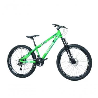 Imagem de Bicicleta Vikingx Aro 26 Câmbios Shimanos 21v Verde Neon