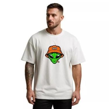 Imagem de Camiseta Oversized Masculina ET SwagHouse Premium de Algodão-Masculino