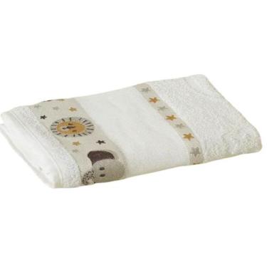 Imagem de Toalha de Banho KazzaVip Infantil 100% Algodão Jacquard Barra para Bor