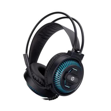 Imagem de Headset Gamer HP, DHE-8001U, Conexão USB, 50mm - Preto