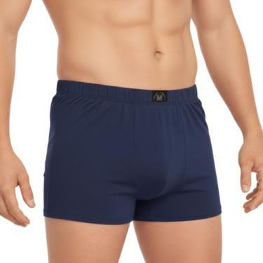 Imagem de Kit 3 Cueca Boxer Algodão Macio Cós Largo Dia a Dia Confort  Empório d