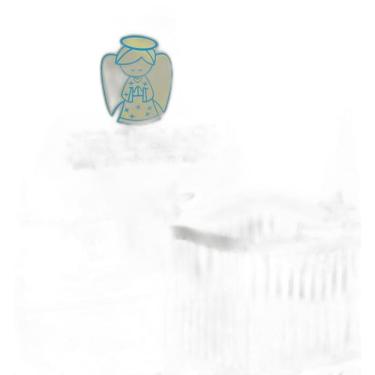 Imagem de Adesivos Decorativos De Parede Oração Santo Anjo