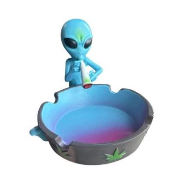 Imagem de Cinzeiro De Resina Alienígena Criativo Para Mesa, Decoração Para Casa 