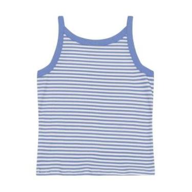 Imagem de Blusa infantil menina regata listrada Brandili-Feminino