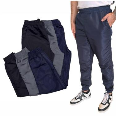 Imagem de KIT CALÇA DE TACTEL COM ELASTICO NO CÓS E NA BARRA-Masculino