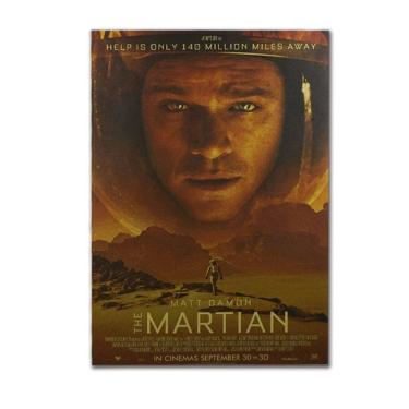 Imagem de Pôster pintando The Martian Vintage Kraft Paper 51,5x36cm