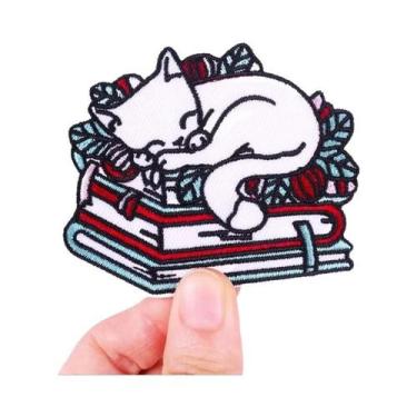 Imagem de Adesivos De Gato Fofos Para Roupa, Bordados Em Desenho Animado, Tipo A