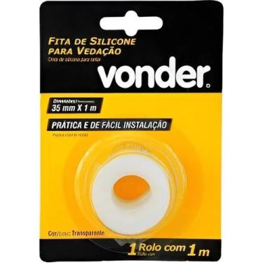 Imagem de Fita Adesiva De Silicone Para Vedação 35mmx1mm Vonder