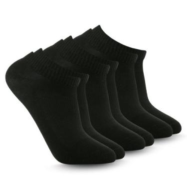 Imagem de Kit com 3 Pares Meias Cano Invisível Preto Zee Rucci, 35-38