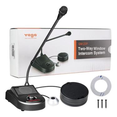 Imagem de Microfone Intercomunicador Bilheteria Lotéricas Guichê Caixa - CSR