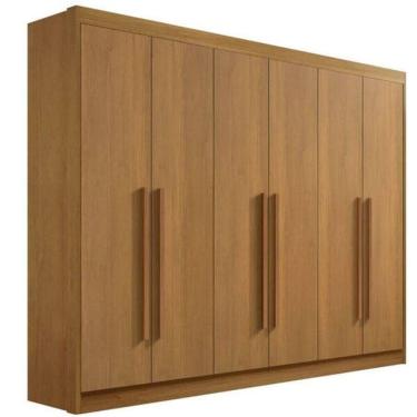 Imagem de Guarda Roupa Casal 6 Portas 7 Gav New Athos-cinamomo D`doro