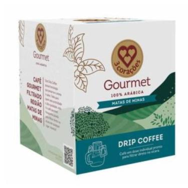 Imagem de Café drip coffe matas de minas gourmet 10 unid de 10g 3 corações