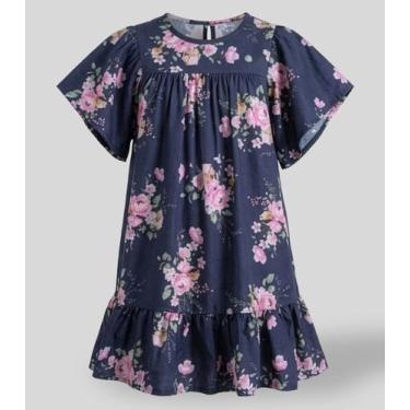 Imagem de Vestido Infantil Trick Nick Azul, 12, Azul