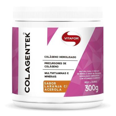 Imagem de COLAGENTEK 300 G - VITAFOR (LARANJA COM ACEROLA)-Unissex