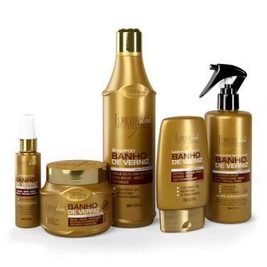 Imagem de Kit Banho de Verniz Completo Forever Liss