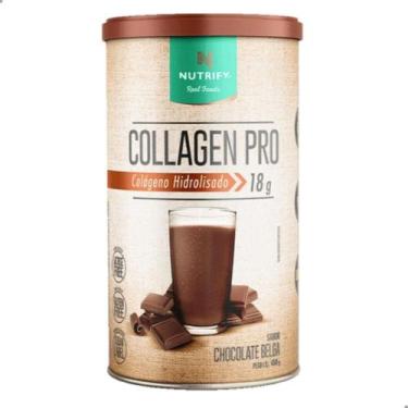 Imagem de Collagen Pro Hidrolisado Body Balance 450g Nutrify, Chocolate Belga