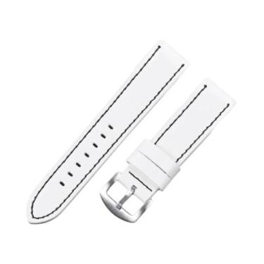 Imagem de Pulseira De Relógio De Couro Vintage Unissex Para Omega Seiko 18mm 20m