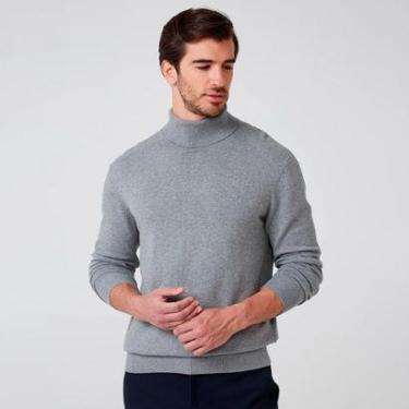 Imagem de Suéter Trico Dudalina Cacharrel Melange Masculino-Masculino