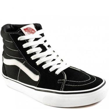 Imagem de Tenis Vans Sk8 Hi Couro Preto-Feminino