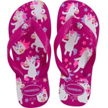 Imagem de Chinelo Dedo Infantil Menina Casual Dia a Dia Praia Passeio Estampado Havaianas Kids Fantasy-Feminino