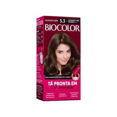 Imagem de Coloração Castanho Claro Dourado Mini 53 Biocolor, Castanho Claro Dour