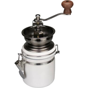 Imagem de Moedor Café Home&co Cerâmica - Metal 14x8x8cm Branco Manual