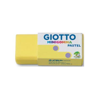 Imagem de Borracha Giotto Tom Pastel Minigomma com Tamanho Pequeno e Design Mini para Estojo 1 Unidade Amarelo