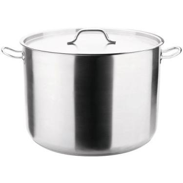 Imagem de Caçarola Hercules Inox Prata 33L 40cm Performance PA50-023, 33L, Prata