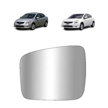 Imagem de Refil lente espelho retrovisor nissan sentra 2010 a 2012 lado esquerdo