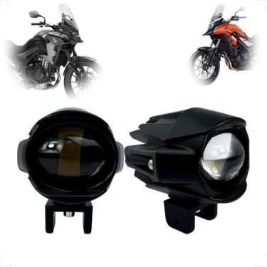 Imagem de Kit Farol de Milha Led F12 Moto Honda CB500X 2014 2015 2016 2017 2018 