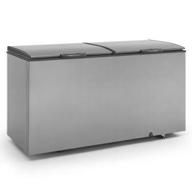Imagem de Freezer 2 Tampas 532 Litros GHB530BIN Inox Gelopar Bivolt, Bivolt