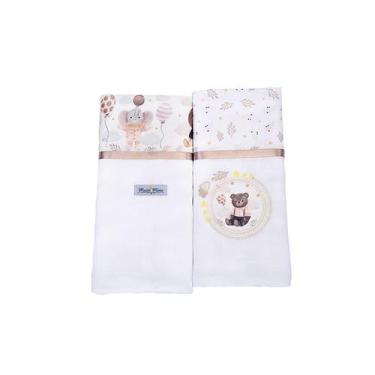 Imagem de Toalha fralda muito mimo - kit com 2 peças - MINASREY
