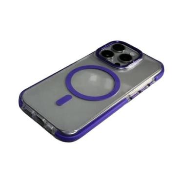 Imagem de Capa Magnética Transparente À Prova De Choque Magsafe Para iPhone 16 1