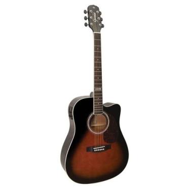 Imagem de Violão Eletroacústico Folk Cutway Giannini Gf1d Ceq 3TS Sb