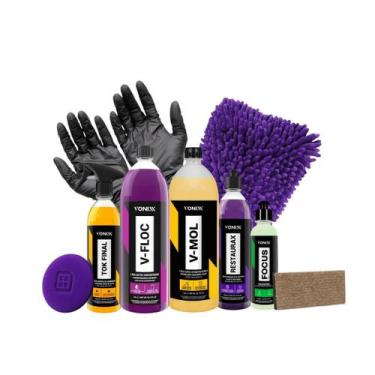 Imagem de Vonixx V-Floc Shampoo V-Mol Desincrustante Tok Final Cera Restaurax Re