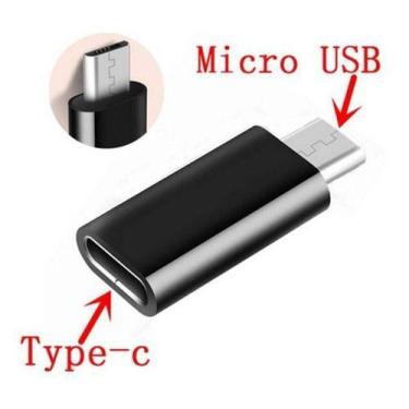 Imagem de Adaptador Tipo C Femea para Micro Usb V8 Macho - MLS