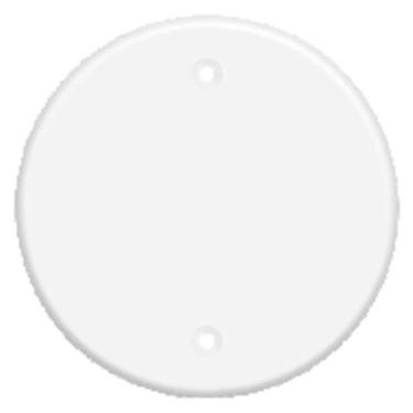 Imagem de Placa Espelho Redonda Cega Blanc - 0277 - Fame Placa Espelho Redonda C