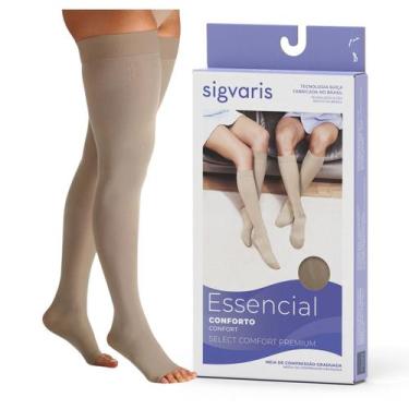 Imagem de Meia Coxa 7/8 Longa de Compressão 15-20mmhg Sigvaris Select Comfort Pr