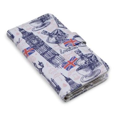Imagem de Capa Carteira Estampada London Para Samsung S22 5G S901 - CELLWAY