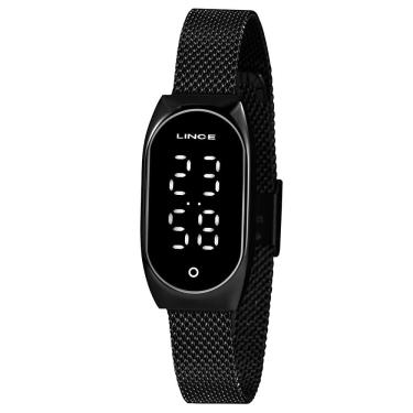 Imagem de Relógio LINCE feminino digital preto LDN4642L PXPX