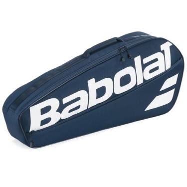 Imagem de Raqueteira Babolat Court XS Azul e Branco
