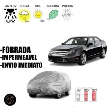 Imagem de Capa para cobrir Carro FUSION FORRADA  G - 100% Impermeável e Total Pr
